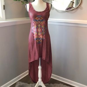 Bongo Hi-Lo Tank Dress Size Large